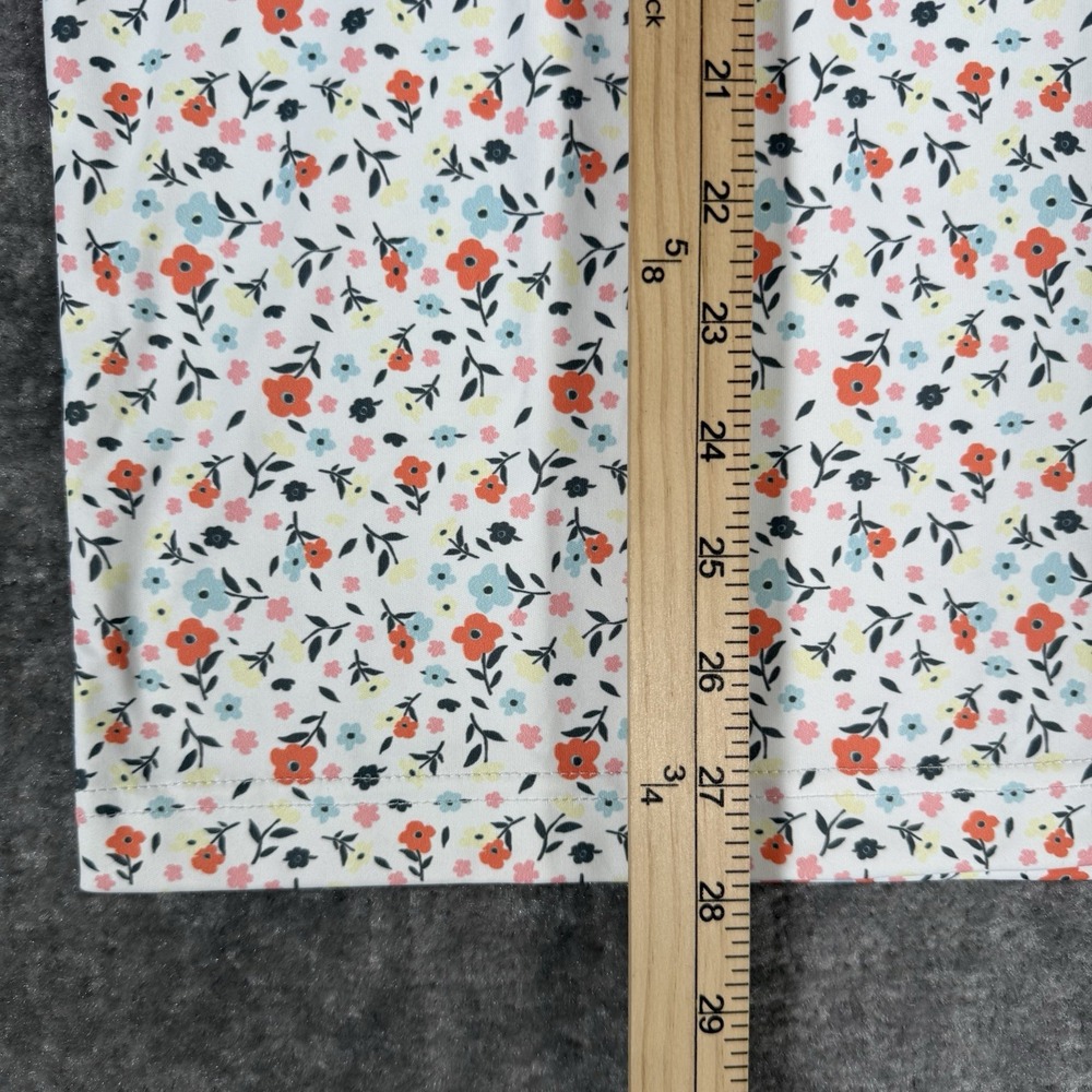 Swannies Polo Shirt Men's Medium‎ Floral Murray Short Sleeve Performance Golf - Picture 8 of 8